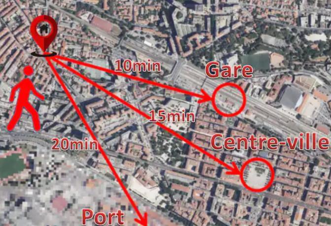 Proche Hyper-Centre Et Gare Apartment Toulon Luaran gambar